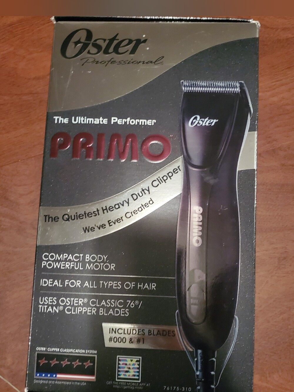 Oster Black Primo Professional Hair Clipper